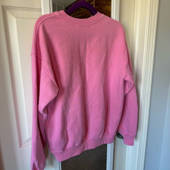 NWOT🩷Daydreamer The Doors Strange Days BF Crew XS oversized Pink - Picture 8 of 8